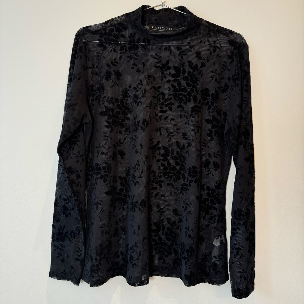 Eloquii Mock Neck Top